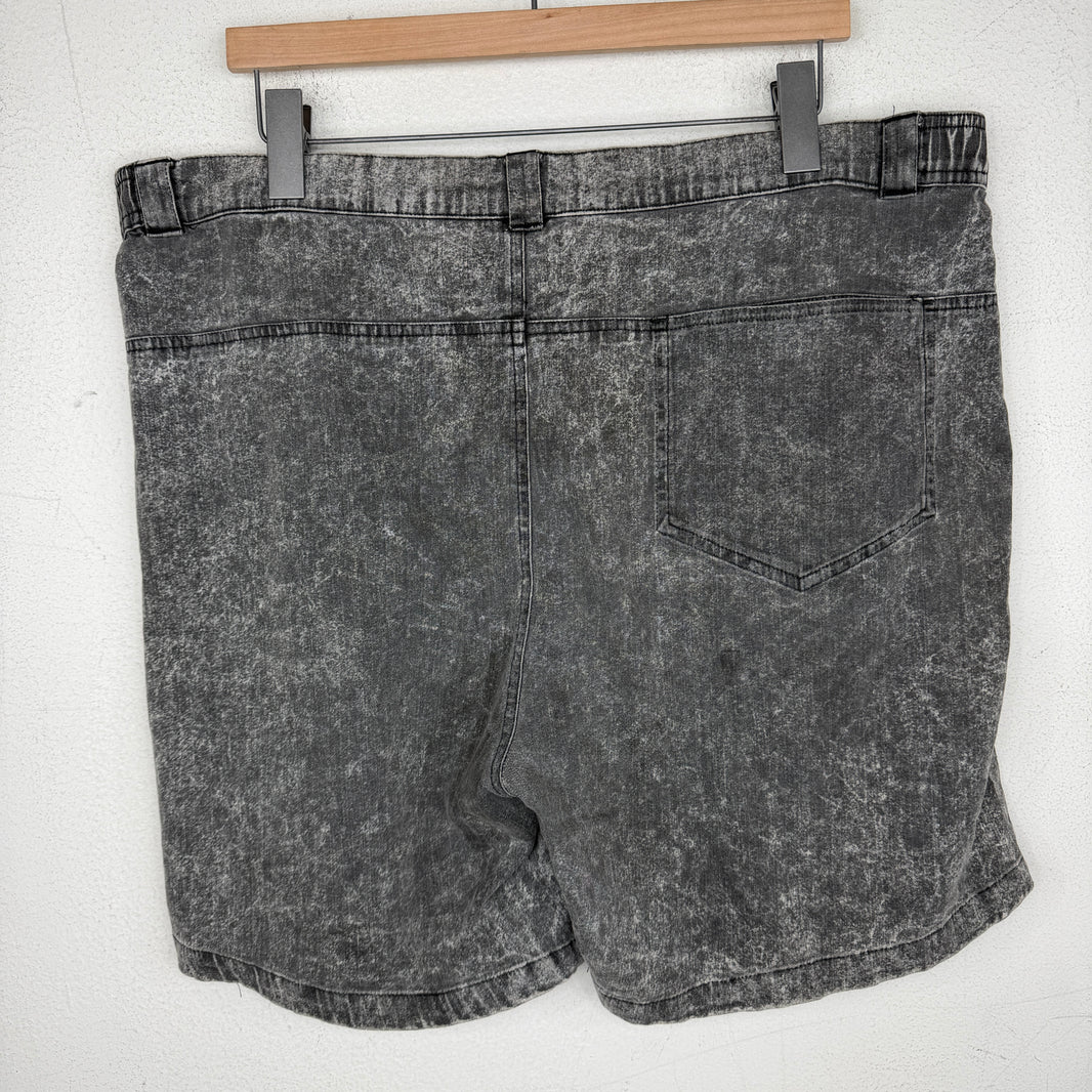 Nike Vintage Charcoal Acid Wash Shorts