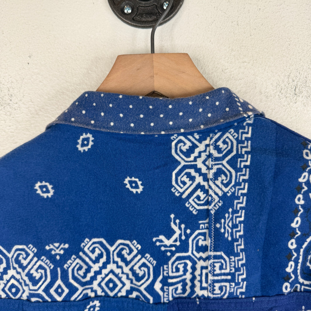 Kapital Blue Paisley Reversible Shirt