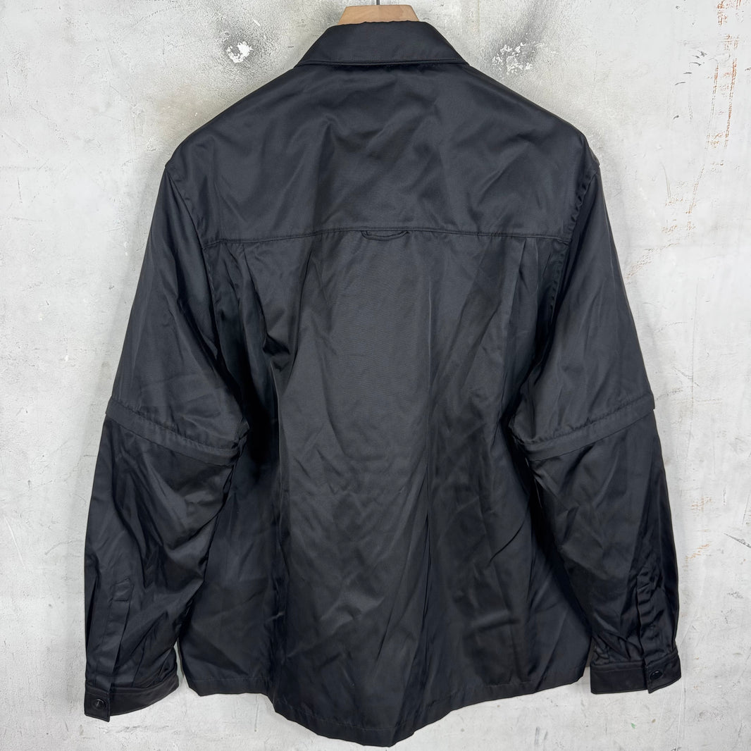 Prada ReNylon Convertible Buckle Cargo Shirt