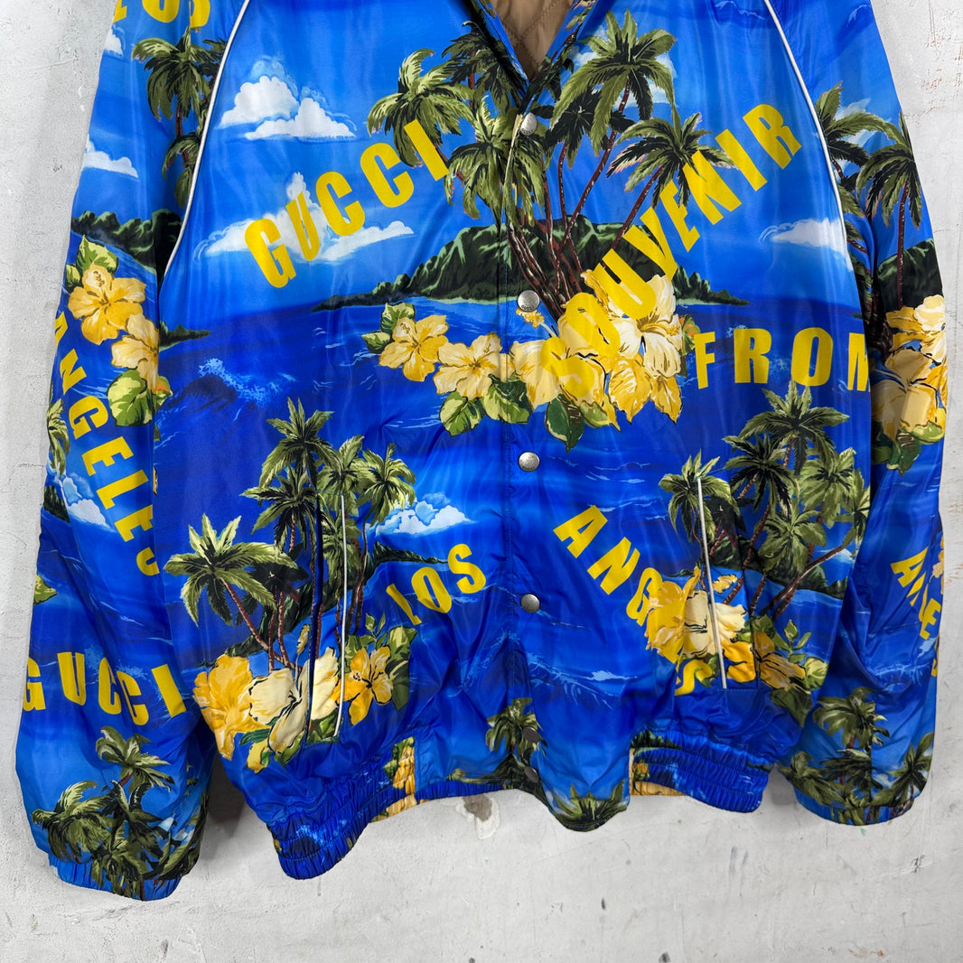 Gucci Souvenir Beach Printed Jacket