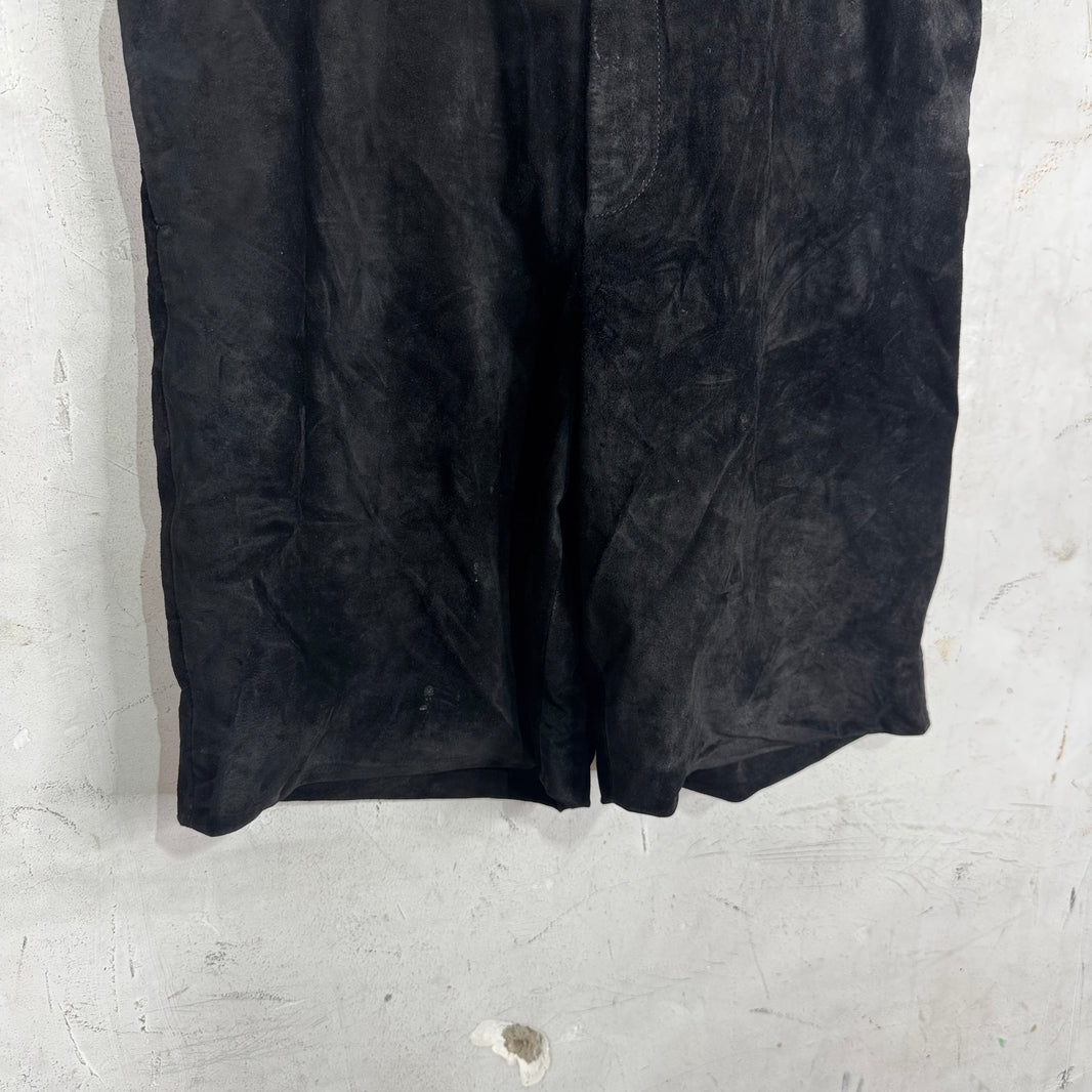 Givenchy Tisci Lambskin Drawstring Shorts