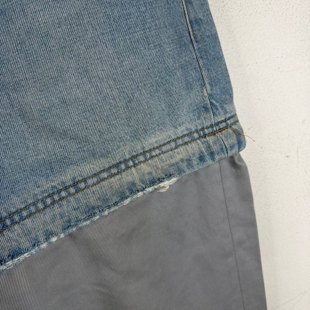 Balenciaga 3 Way Blue Khaki Convertible Pants