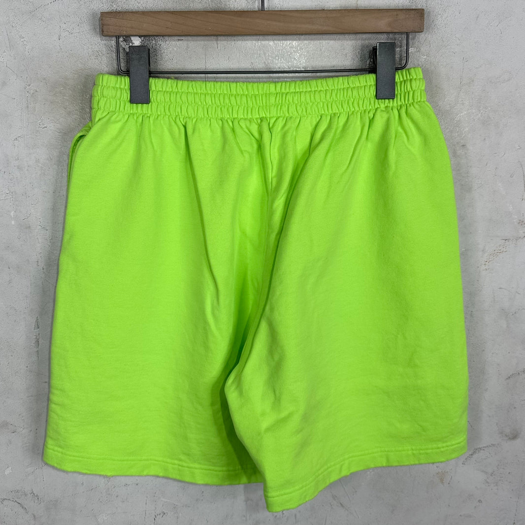 Balenciaga Neon Arabic Sweatshorts