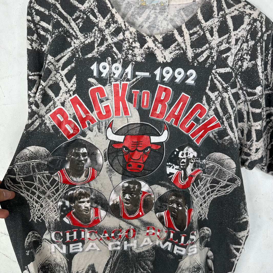 Vintage Chopped Bulls AOP T-Shirt