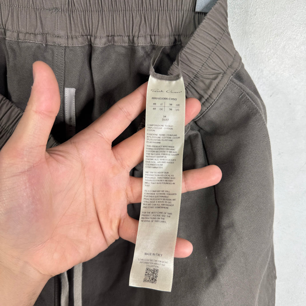 Rick Owens Dust Canvas Boxer Shorts