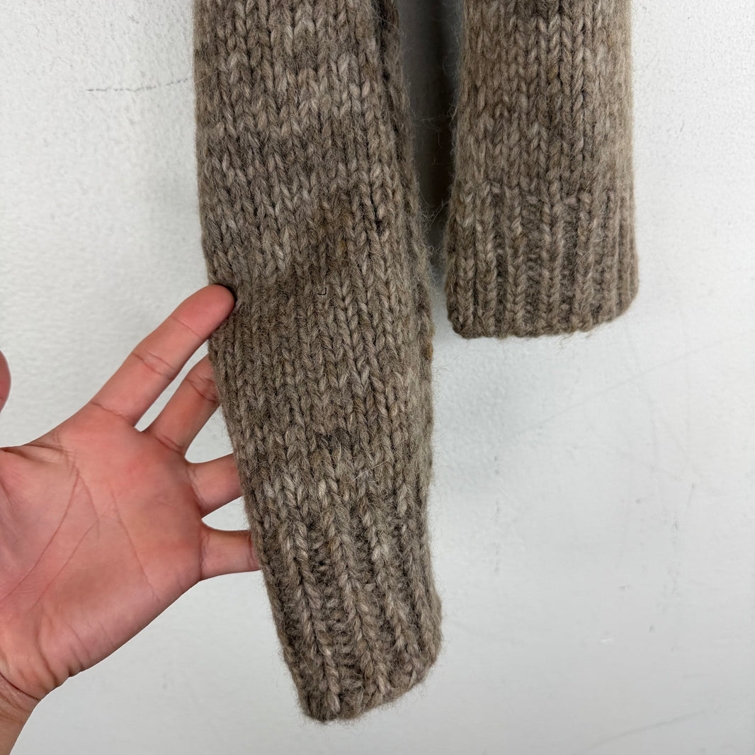 Margiela Brown Knit Scarf