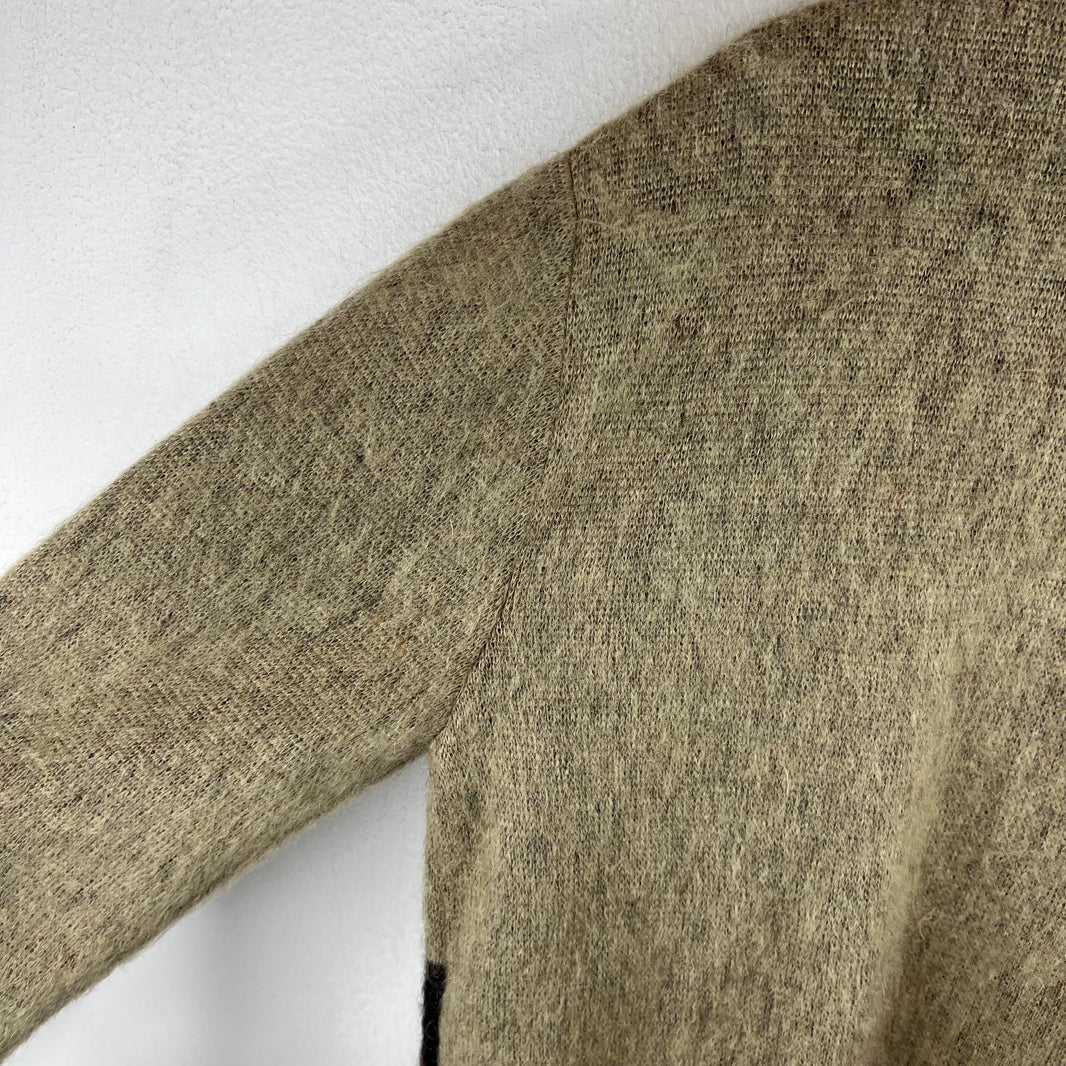 Celine Rhinestone Button Up Mohair Cardigan