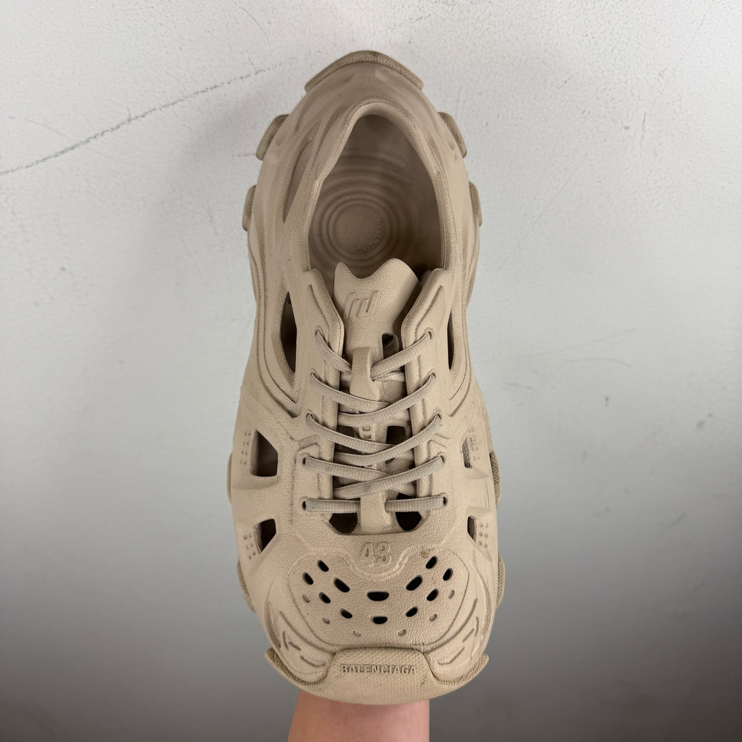 Balenciaga Tan HD Lace Up Sneakers