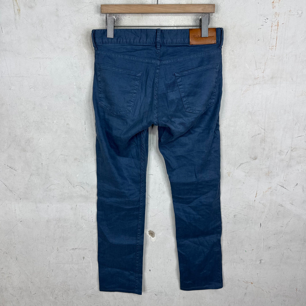 Ralph Lauren Purple Label Navy Trousers