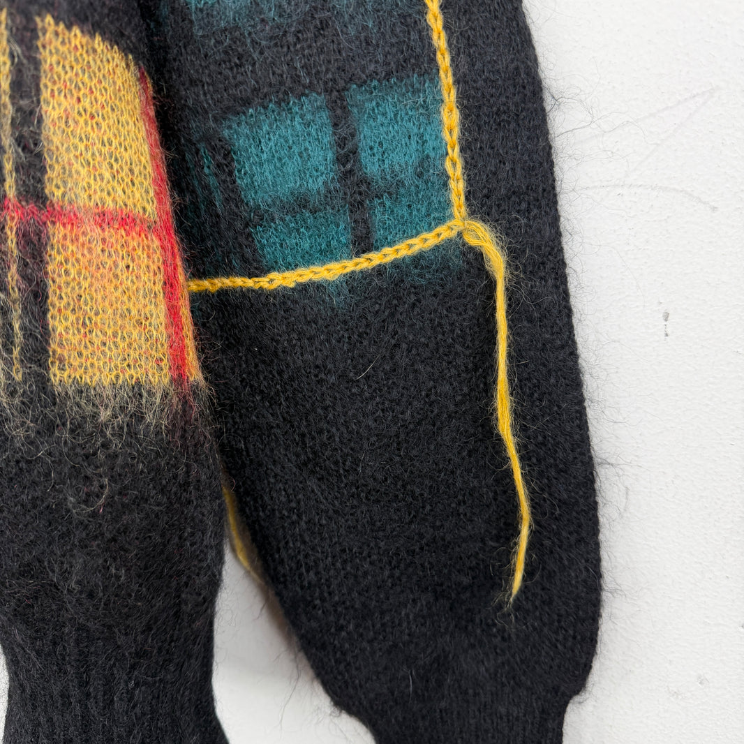 JW Anderson Plaid Mohair Sweater