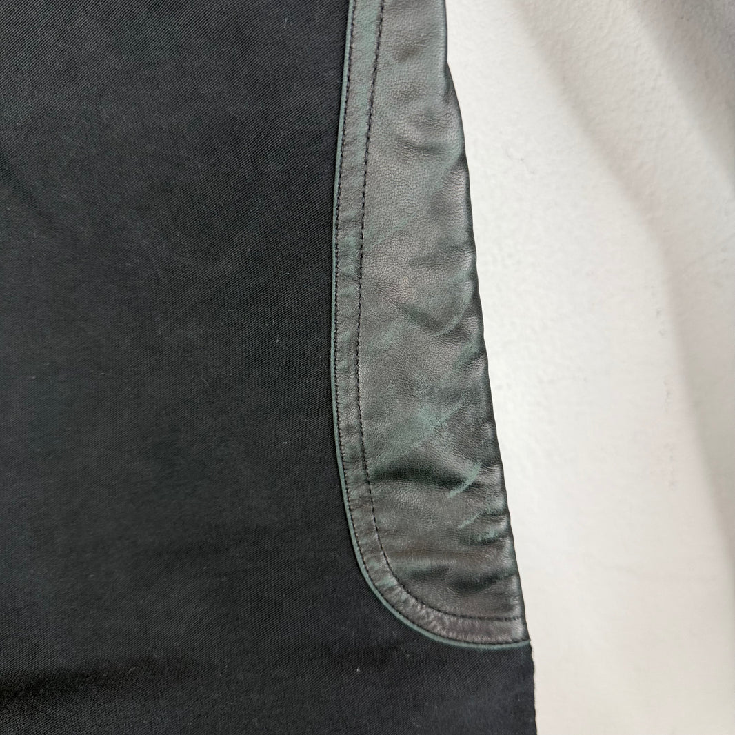 Rick Owens Moleskin Leather Back Pants