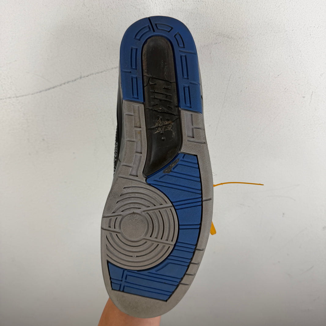Off White Black Jordan 2 Sneakers