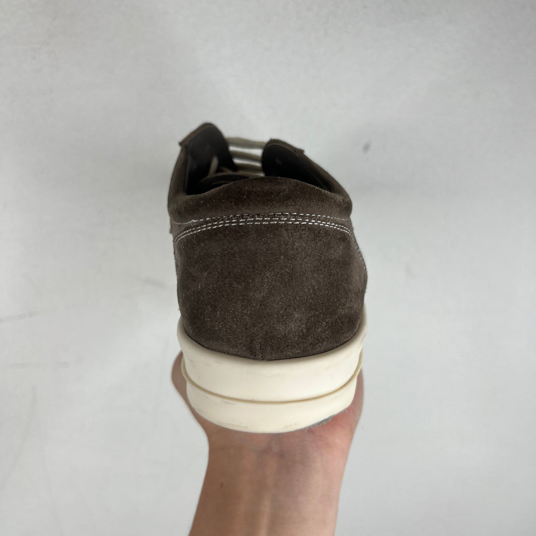Rick Owens Brown Suede Vans Sneakers