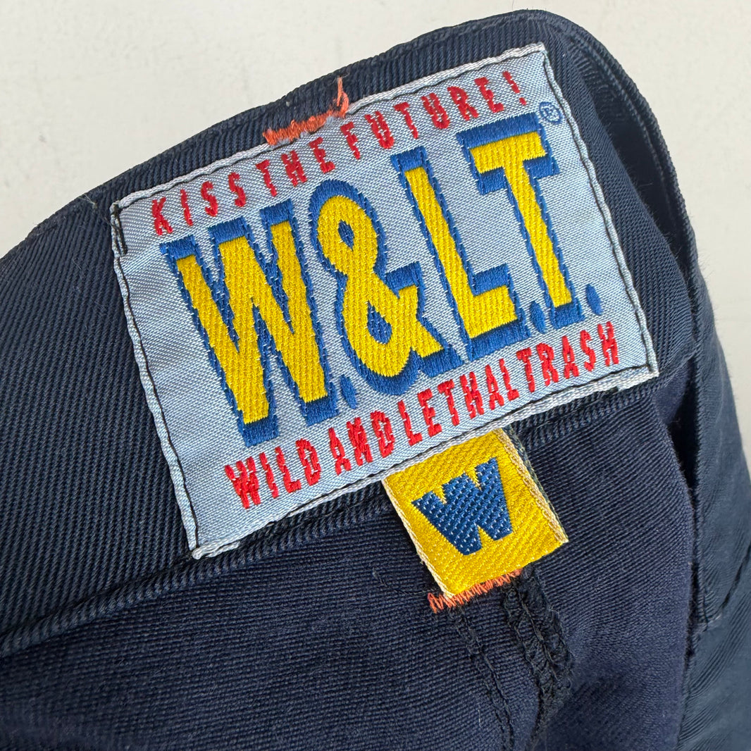 Walter Van Beirendonck Navy Cargo Pants