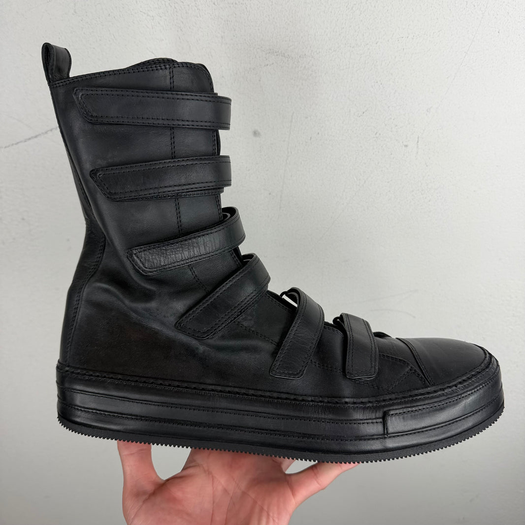 Ann Demeulemeester Multi Strap High-Top Sneakers