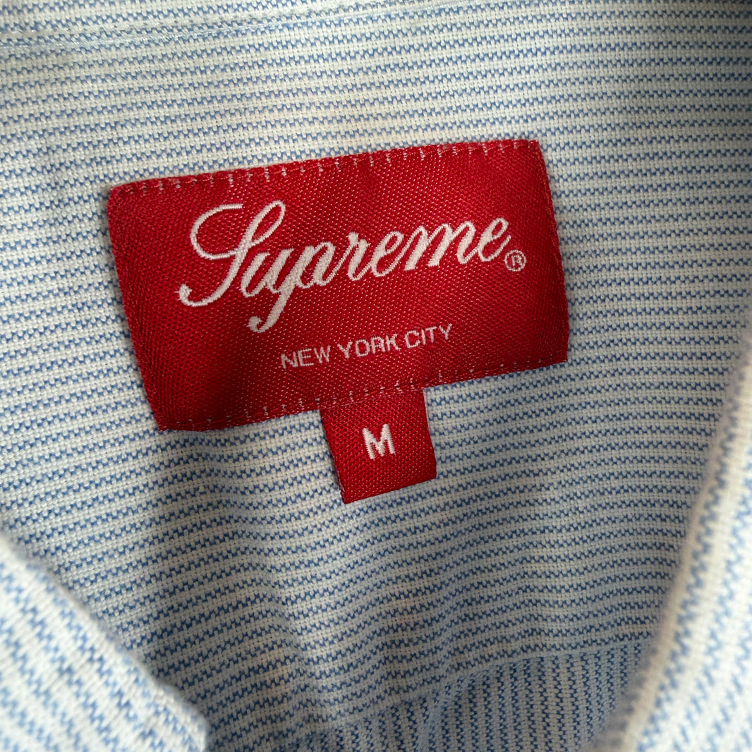 Supreme Striped Logo Shirt