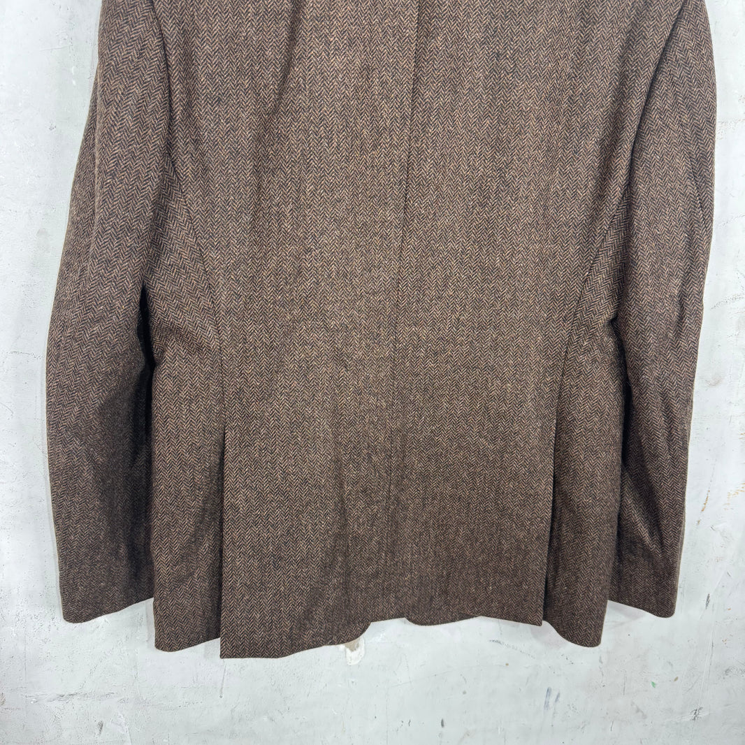 Thom Browne Dark Brown Wool Blazer