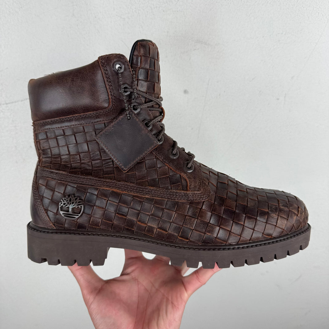 Timberland Brown Woven 6 Inch Boots