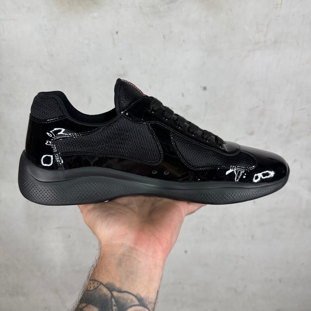 Prada Black Patent Leather America Cups