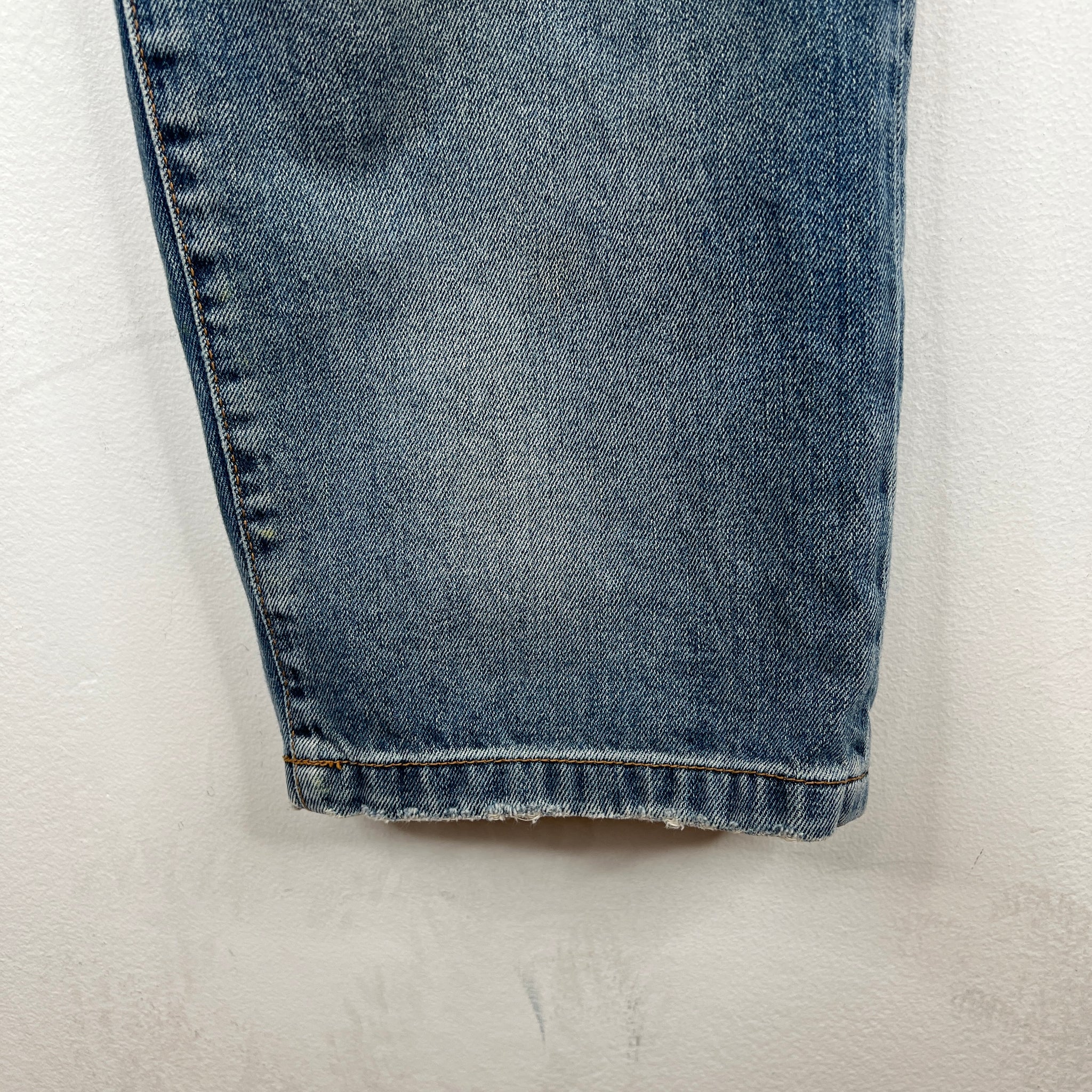 Acne Studios 1991 Toj Detroit Distressed Belted Jeans