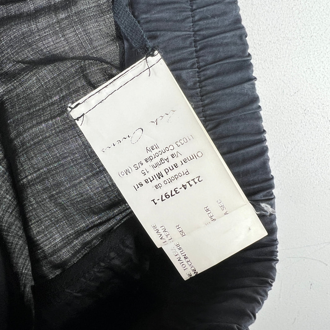 Rick Owens Vicious Wool Dropcrotch Drawstring Pants