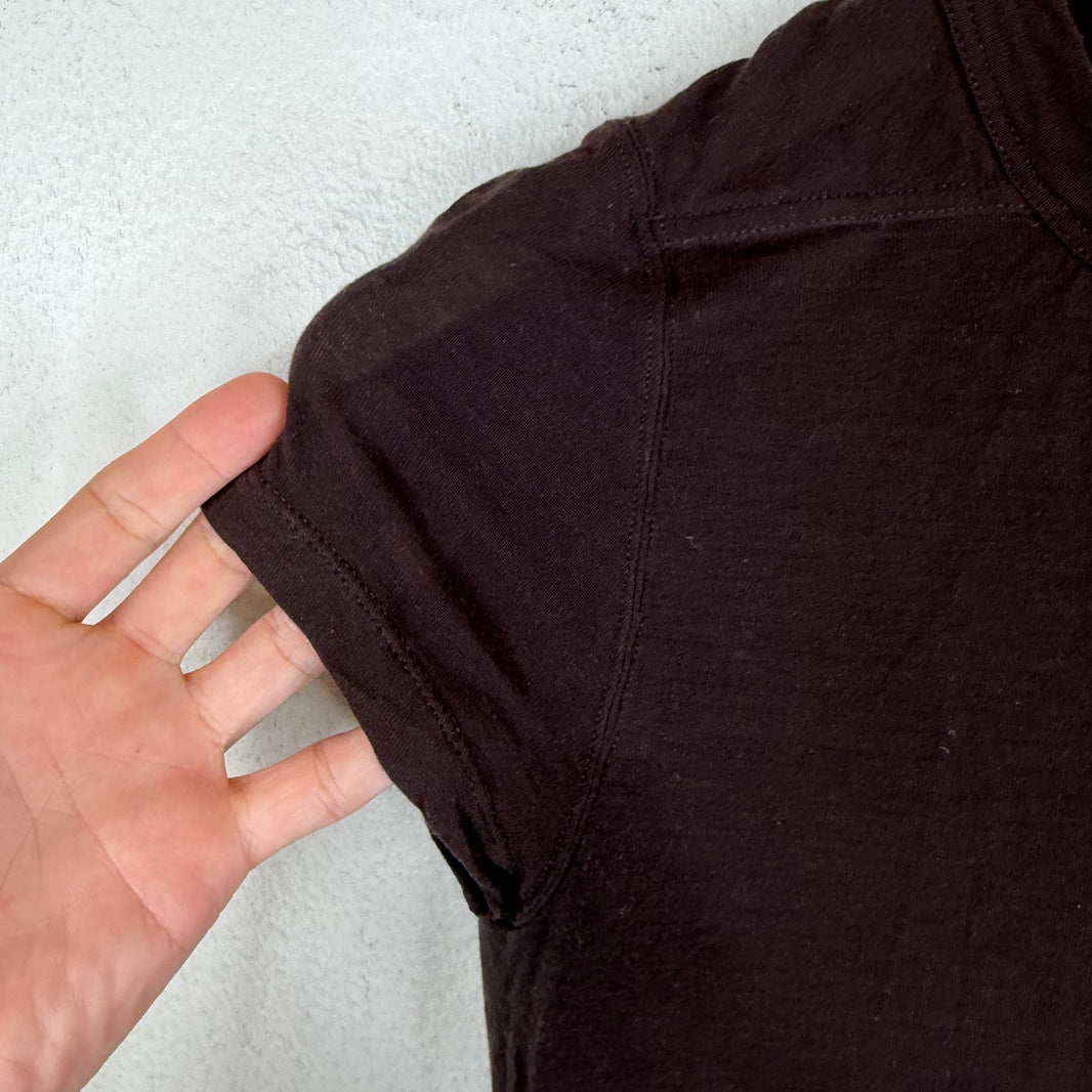 Rick Owens Oxblood Level T-Shirt