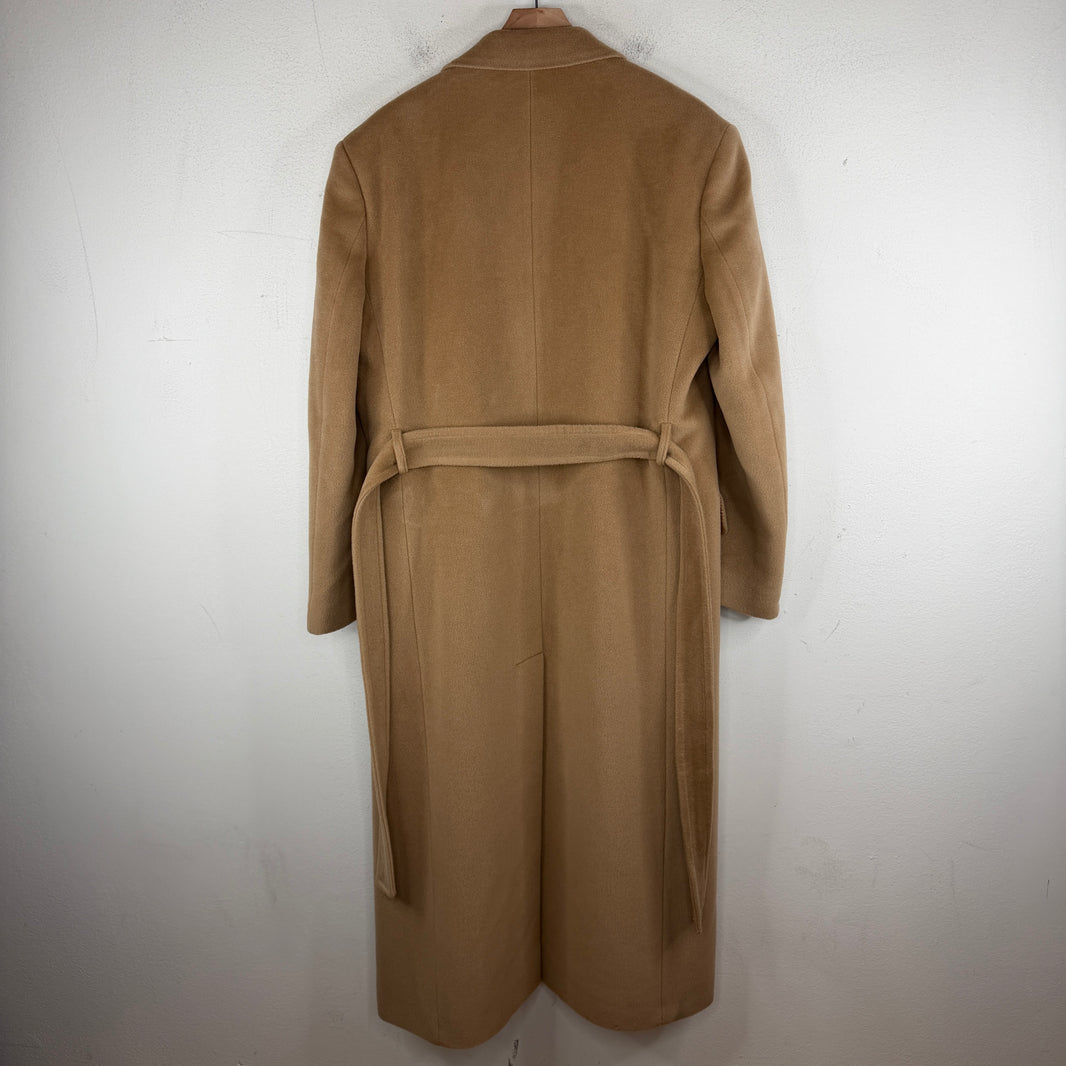 Balenciaga Wool/Cashmere Long Trench Coat