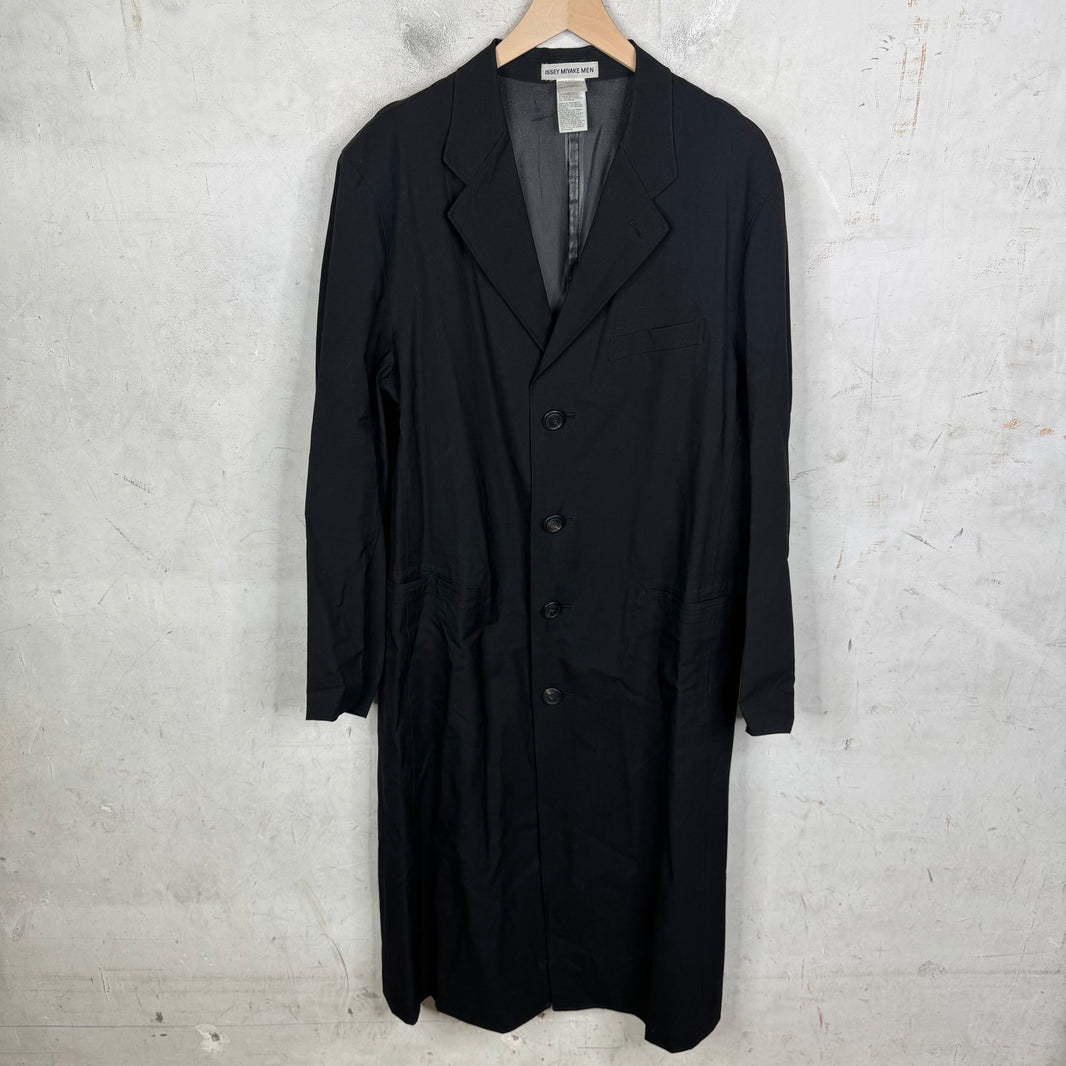 Issey Miyake Men Nylon Long Jacket
