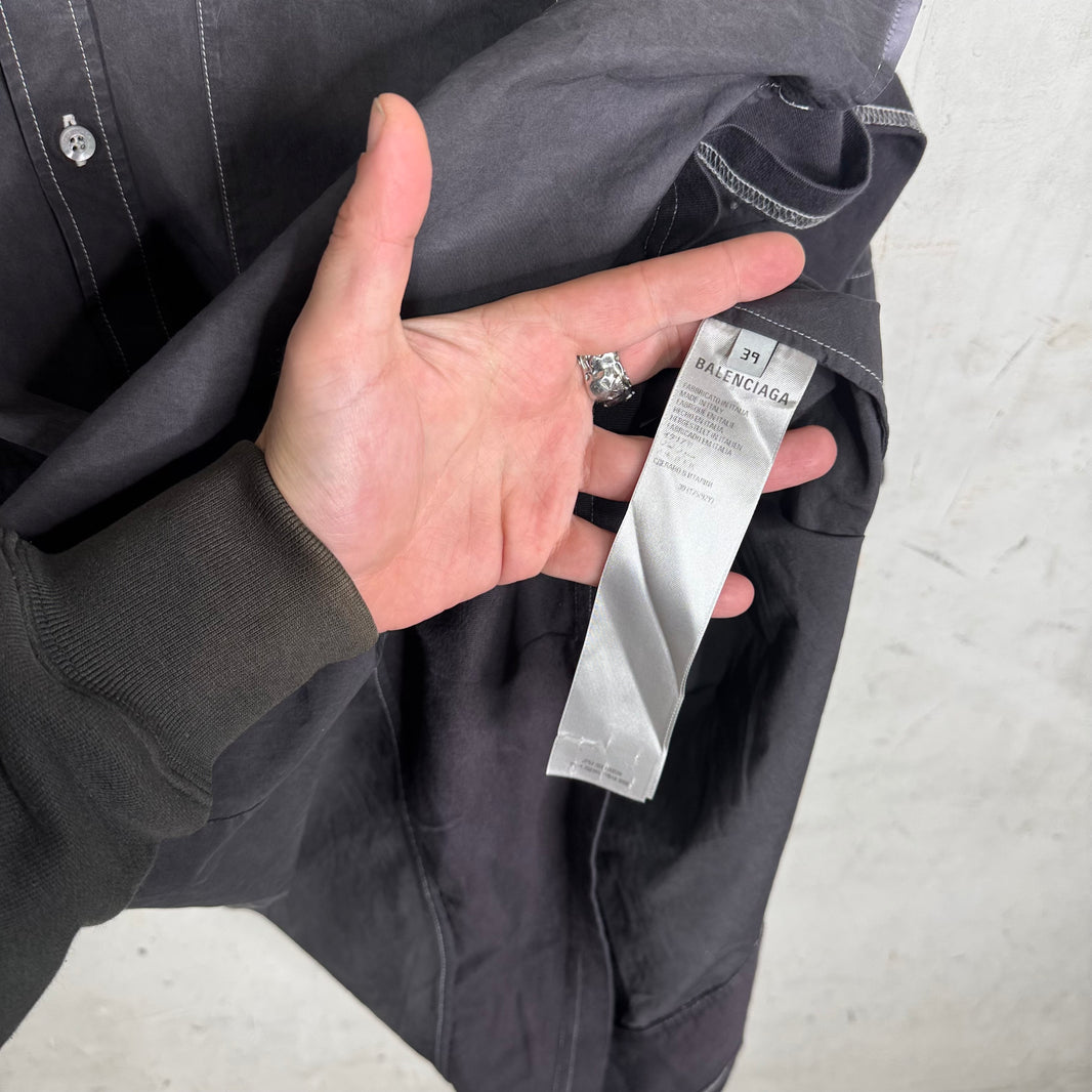 Balenciaga Campaign Layered Buttoned Shirt