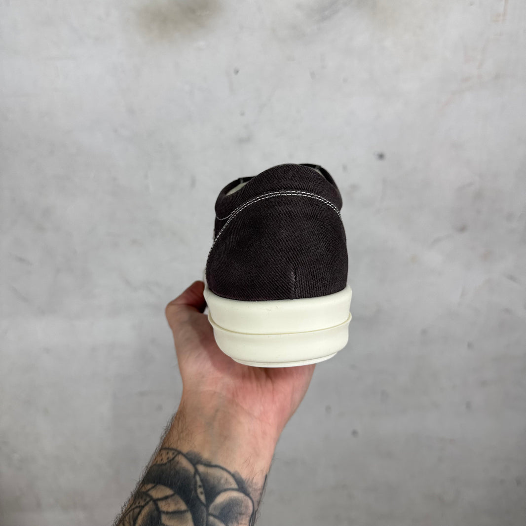 DRKSHDW Brown Canvas Vans