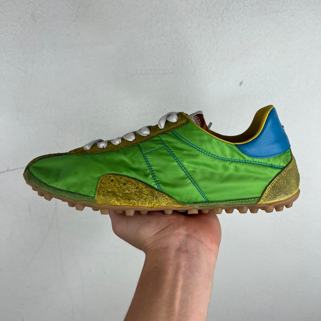 Margiela Green/Yellow Sprinter Sneakers