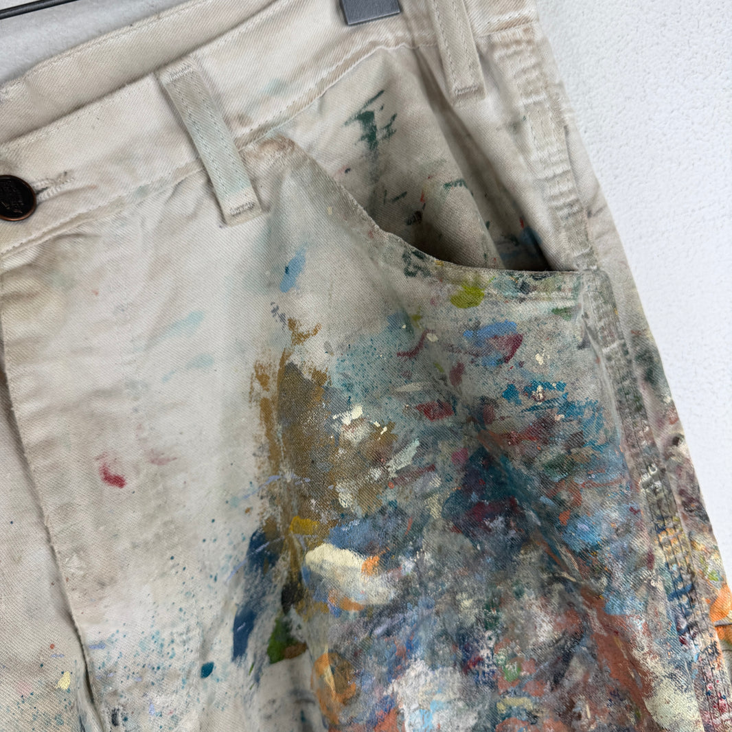 Vintage Dickies Paint Splattered Carpenter Trousers