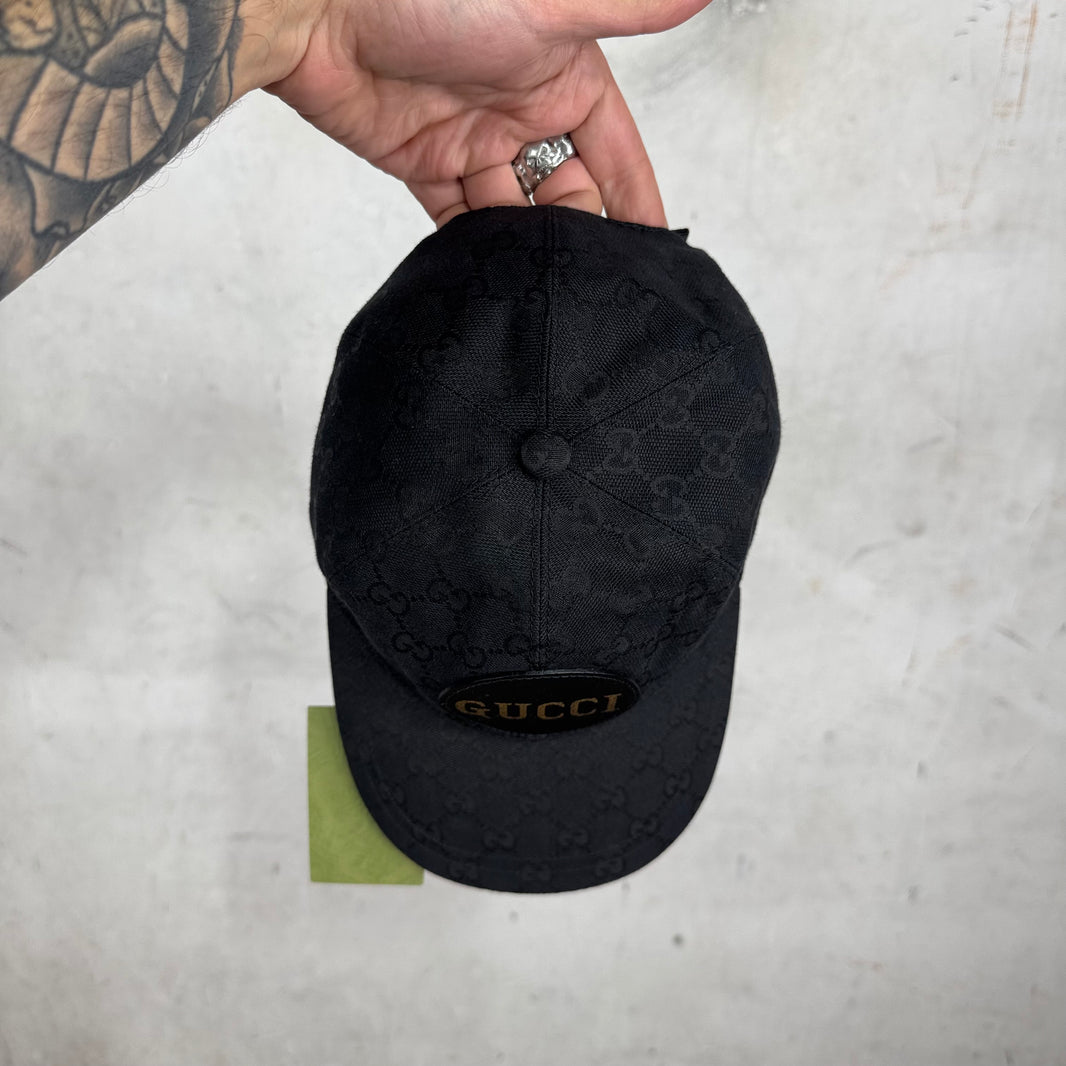 Gucci Monogram Patch Logo Hat New