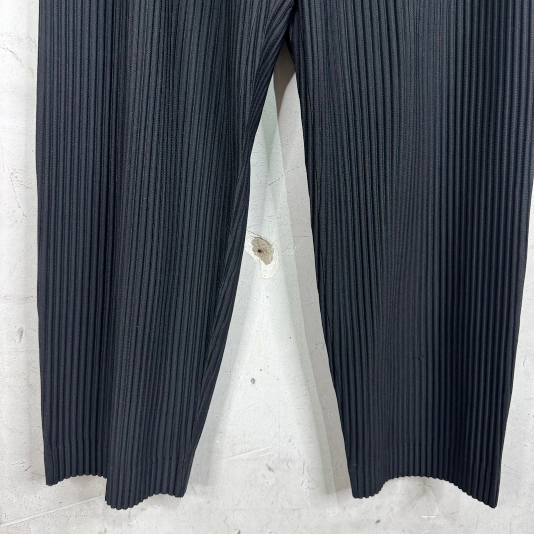 Issey Miyake Black Pleated Trousers