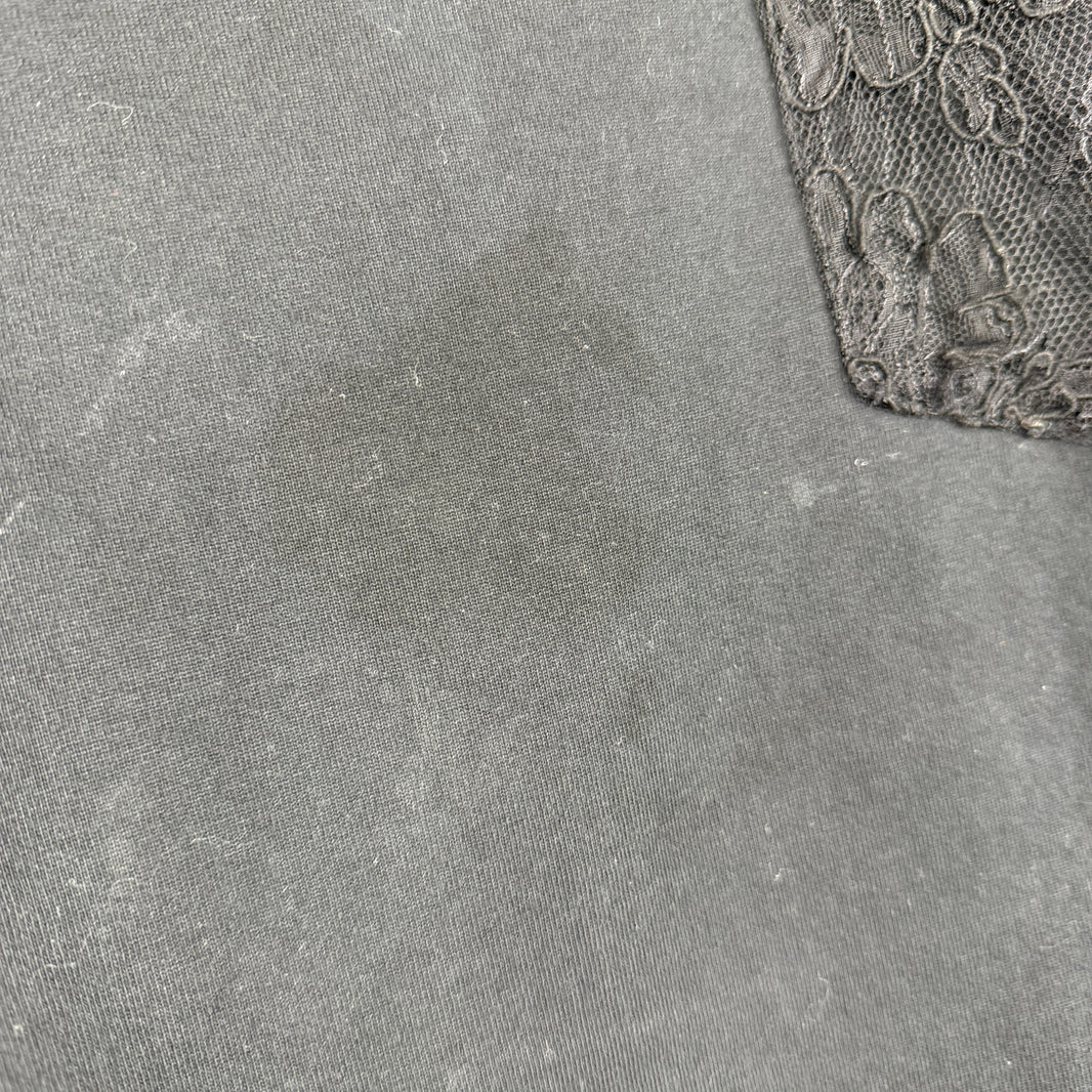 Simone Rocha Hybrid Mesh Lace Sleeveless T-Shirt