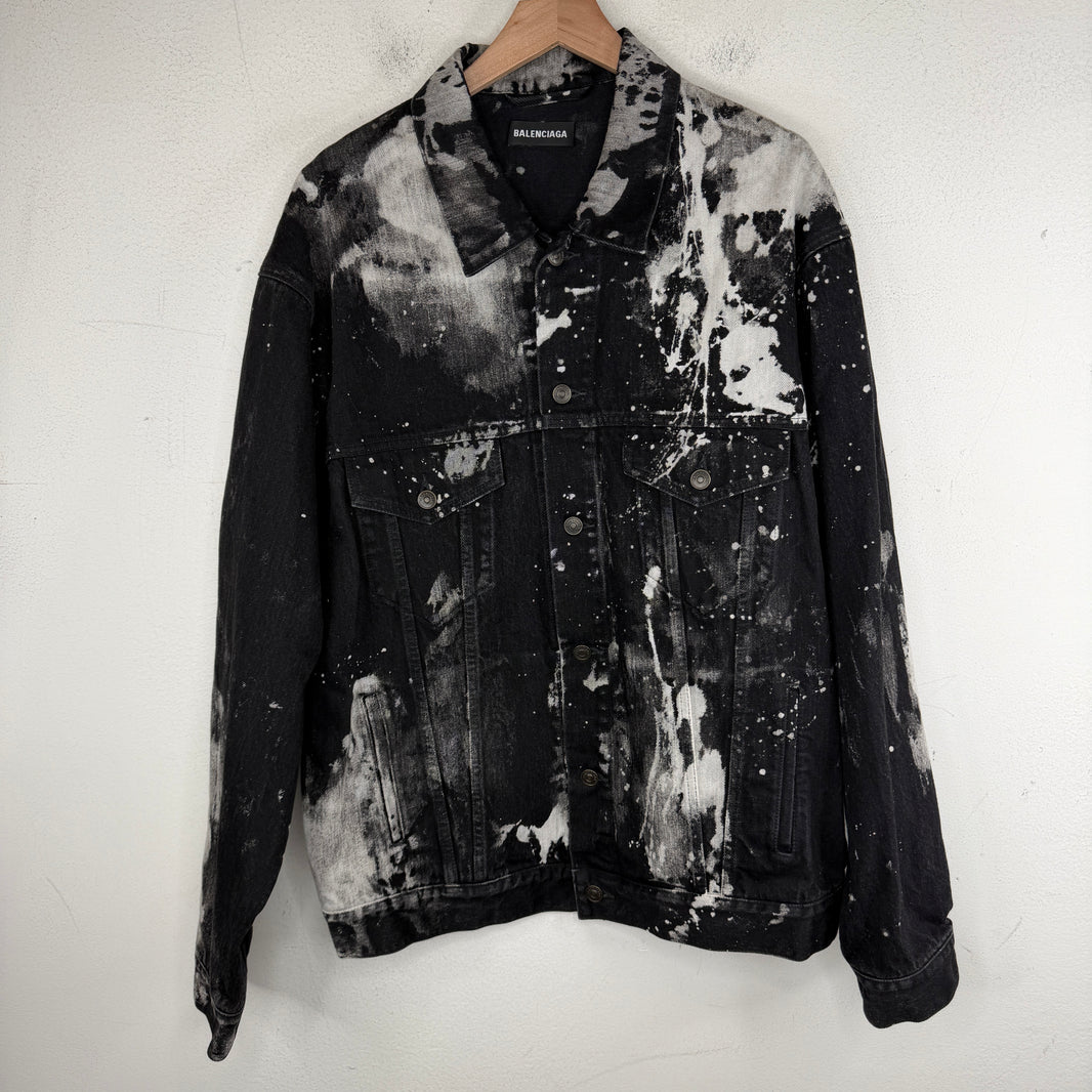 Balenciaga Bleach Splatter Jacket