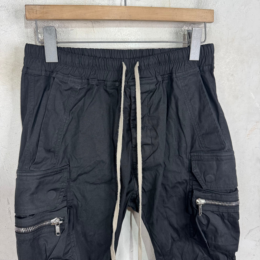 Rick Owens Canvas Zippered Jogger Pants