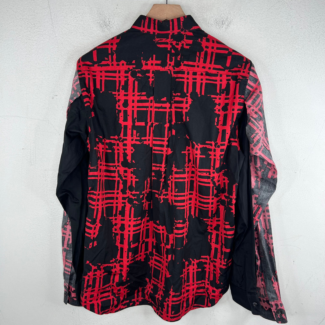 CDG BLACK Ink Splatter L/S Shirt