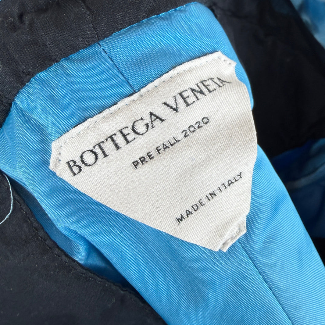 Bottega Veneta Blue Pipped Zipper Nylon Pants