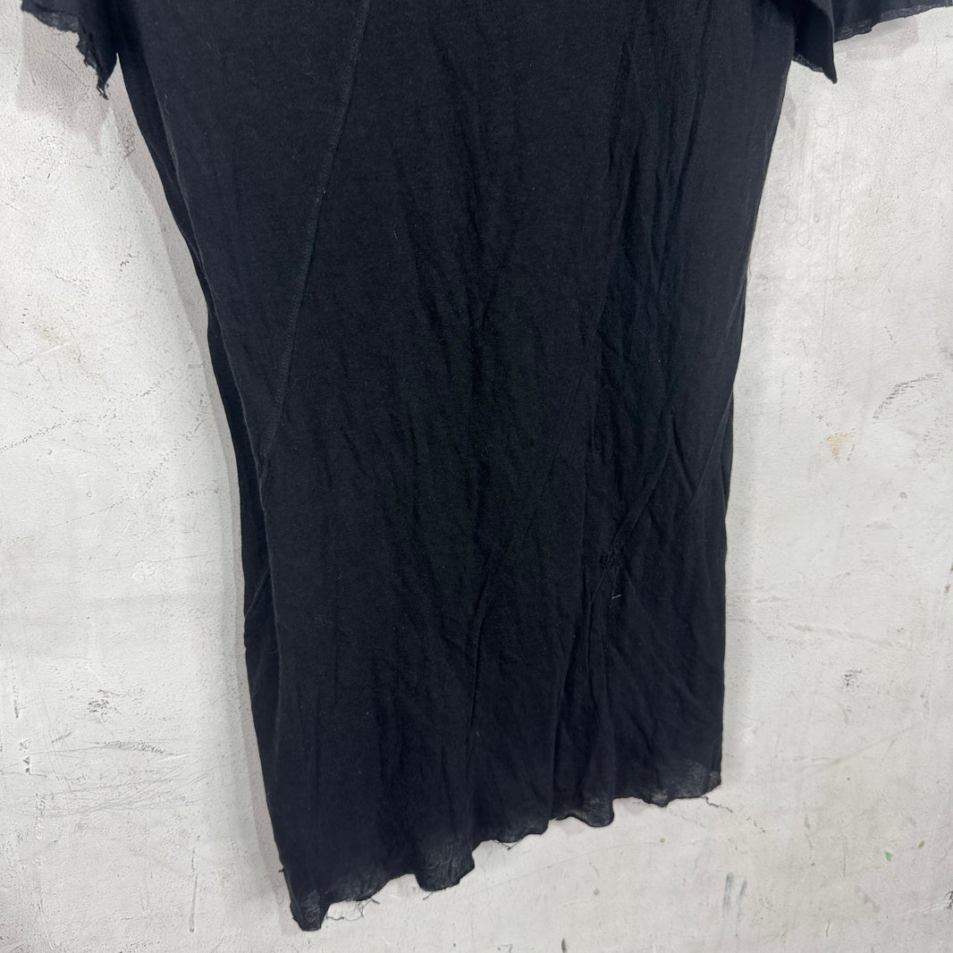 Rick Owens Tecuatl Sheer Asymetrical Shirt