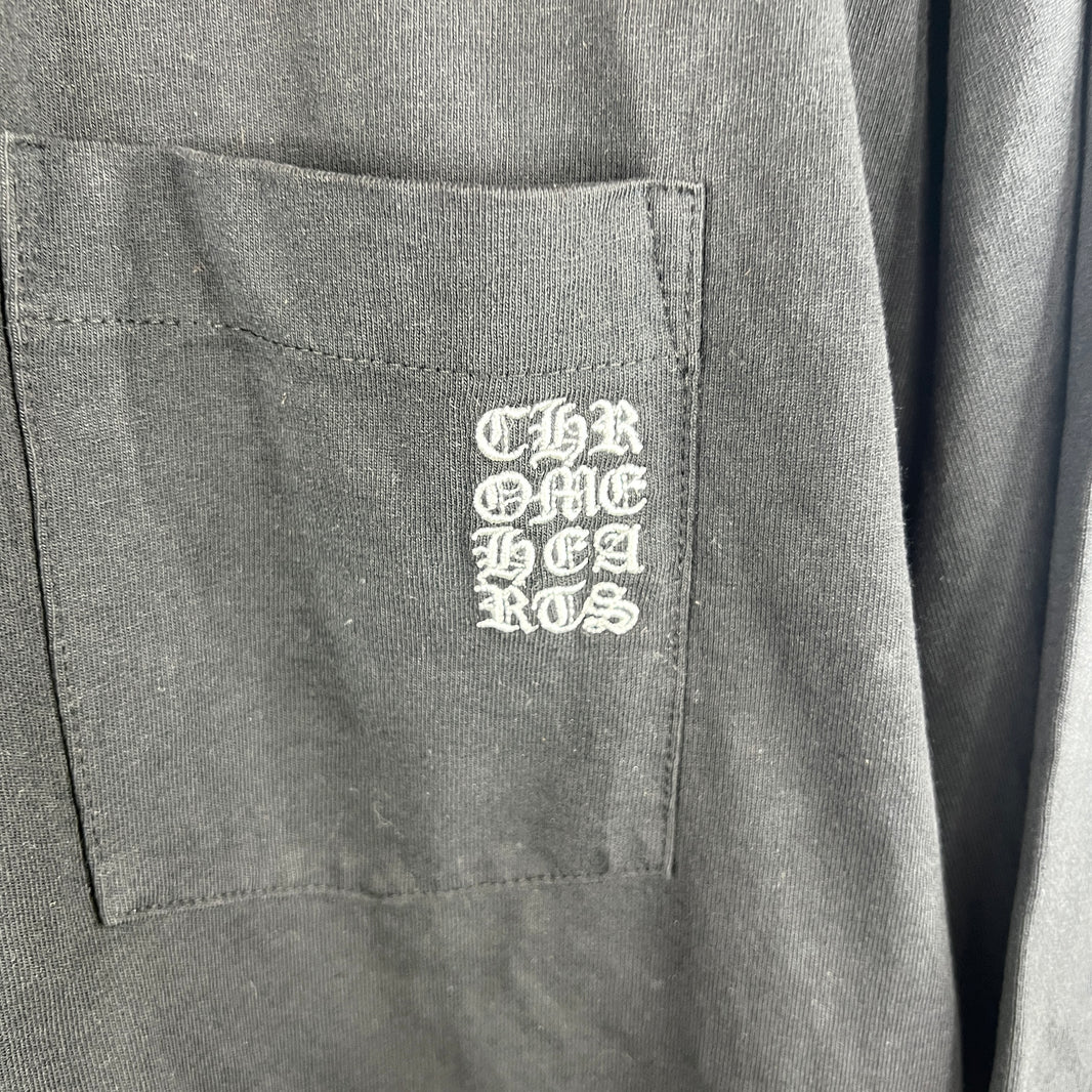 Chrome Hearts Eyechart Embroidered L/S T-Shirt