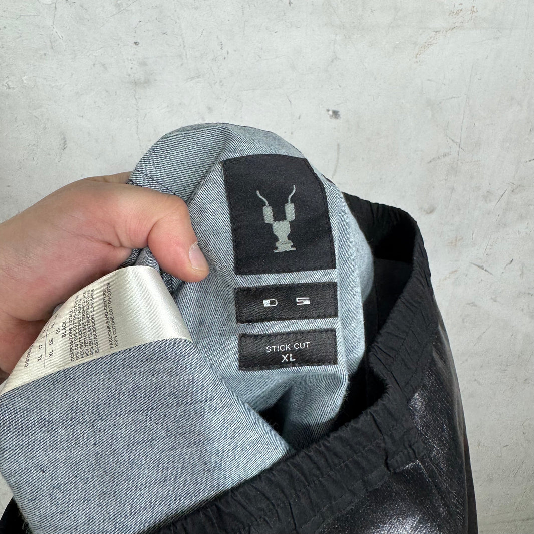 DRKSHDW Waxed Slim Pants