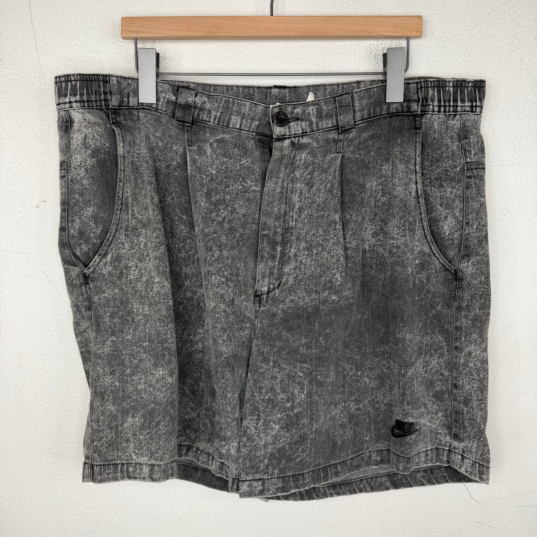 Nike Vintage Charcoal Acid Wash Shorts