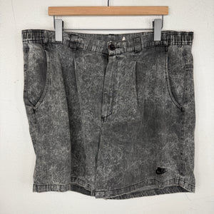 Nike Vintage Charcoal Acid Wash Shorts
