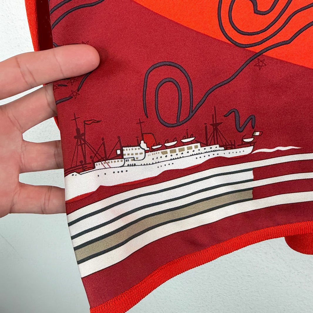 Hermes Red Constellations Sweater