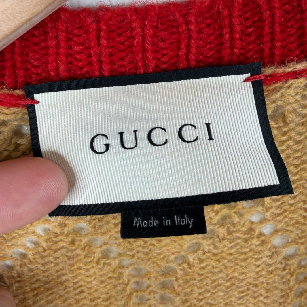 Gucci Color Blocked Cardigan