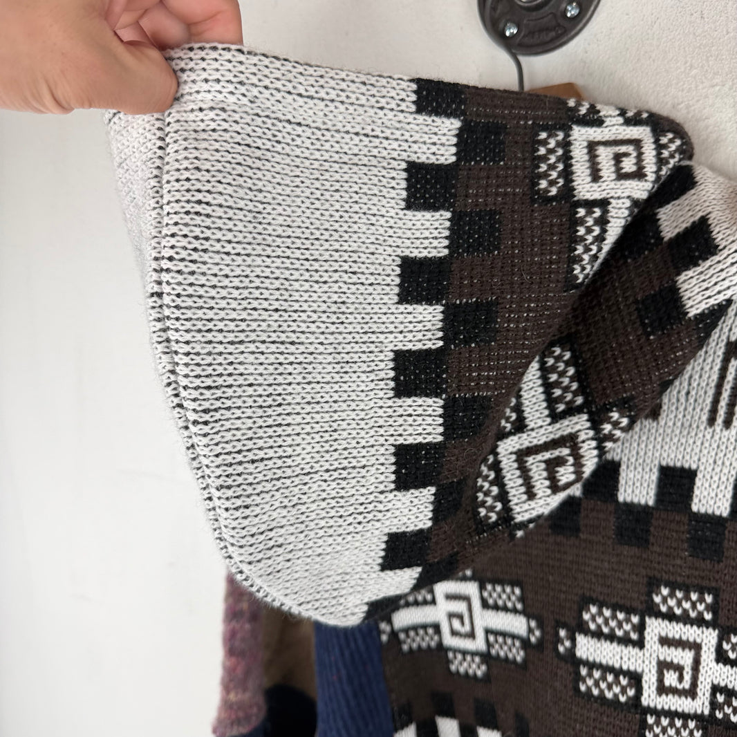 Supreme Patchwork Hooded Knit Sweater