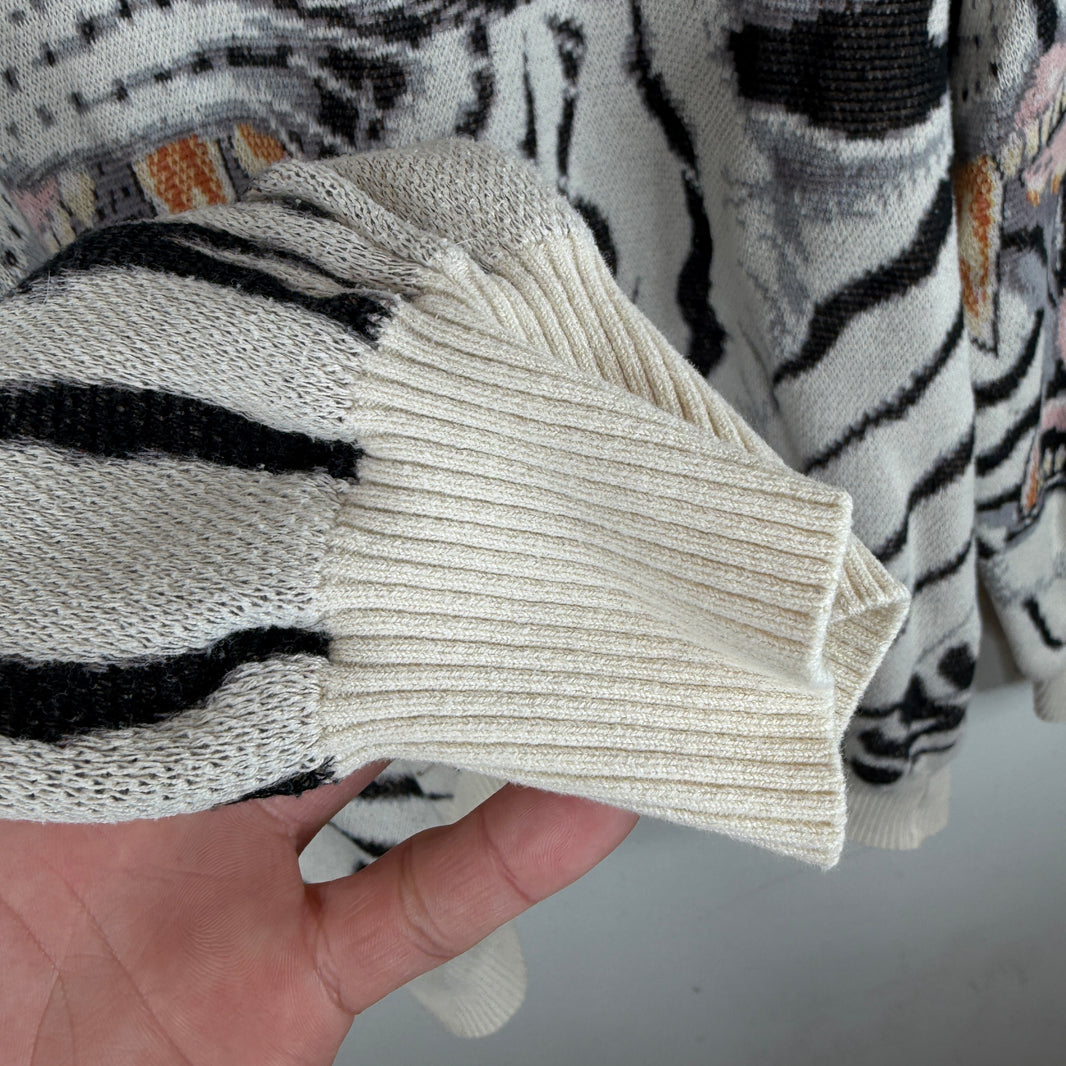Guilty Parties Tiger Knit Sweater