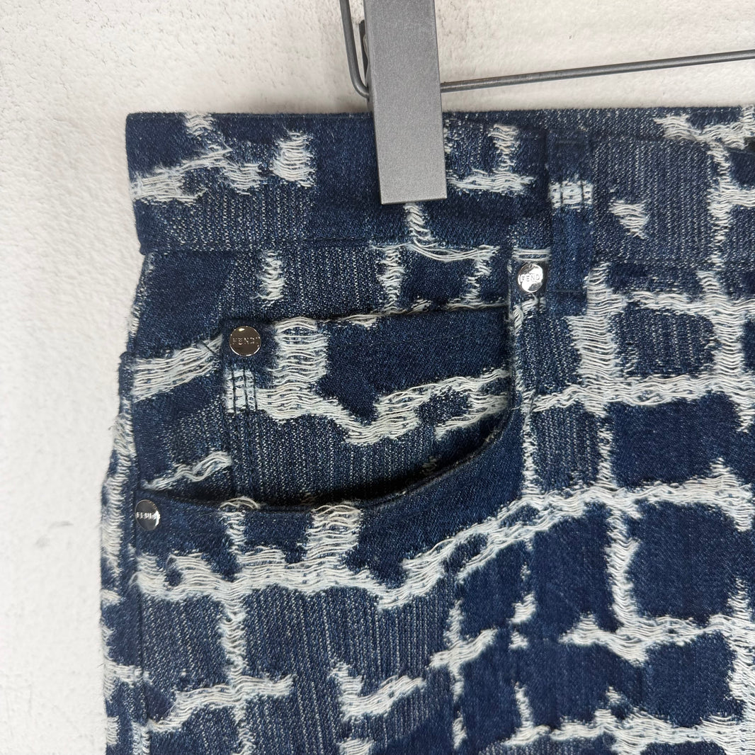 Fendi Monogram Carpenter Jeans