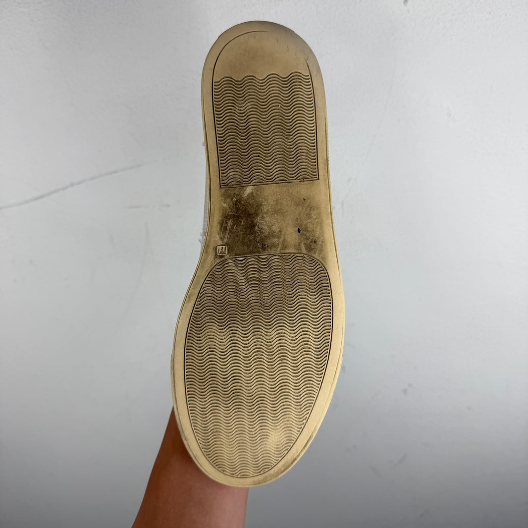 Margiela Deconstructed Canvas High Top Sneakers
